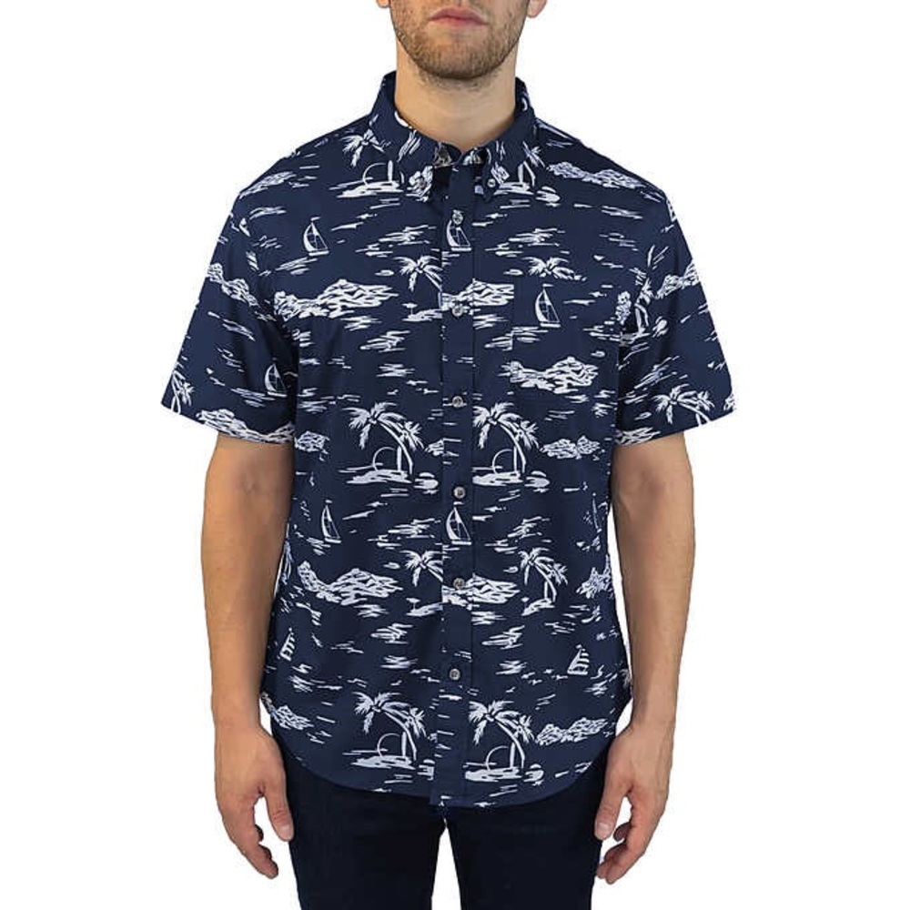 NWT - Jachs New York Short Sleeve Button Down Shirt - Size Large